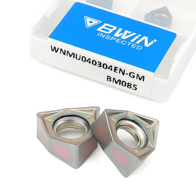 WNMU 040304 Phay mảnh chèn cacbua WNMU040304EN-GM Công cụ cắt lớp phủ đầy màu sắc